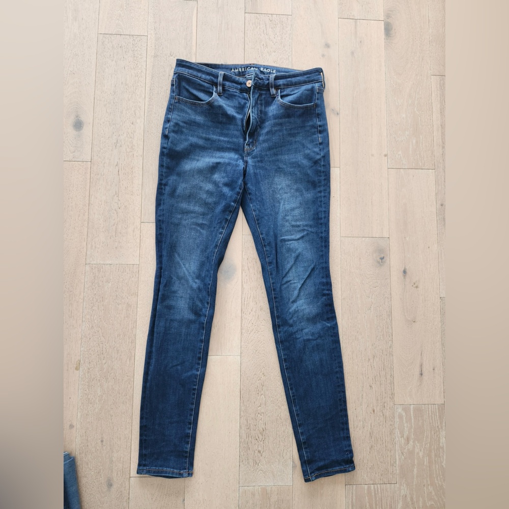 American Eagle Outfitters Dark Blue Skinny Jeans